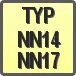 Piktogram - Typ: NN14,NN17